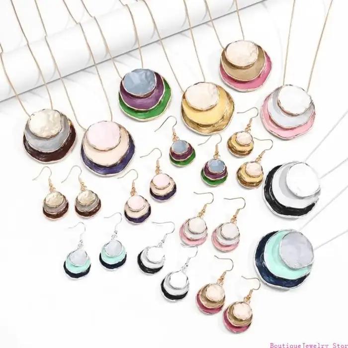 E1PE – ensemble bijoux à fleurs pour femmes