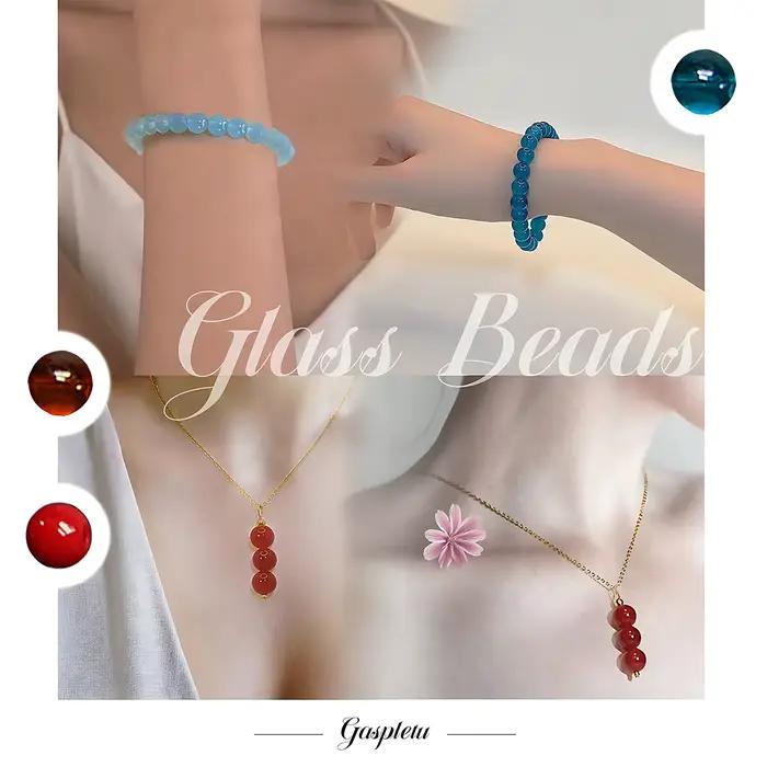 Kit de fabrication de bracelets en perles de cristal, 24 couleurs, 8mm, 360/480/720 pièces, perles r