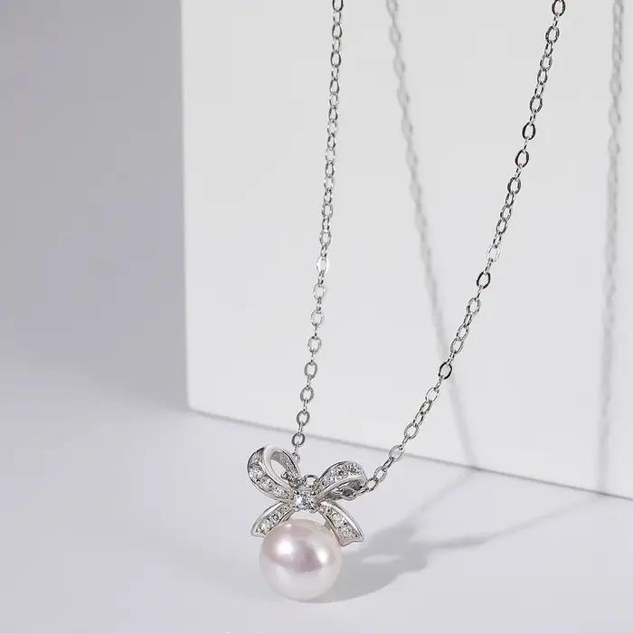 Collier de perles naturelles d'eau douce Non nucléées pour femme