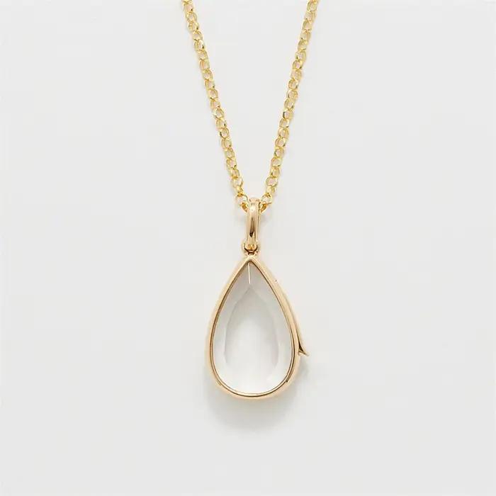 Collier pendentif ouvert pour femmes et filles