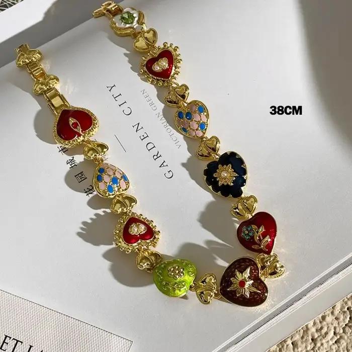Ensemble de bracelets dorés rétro multicouches pour femmes