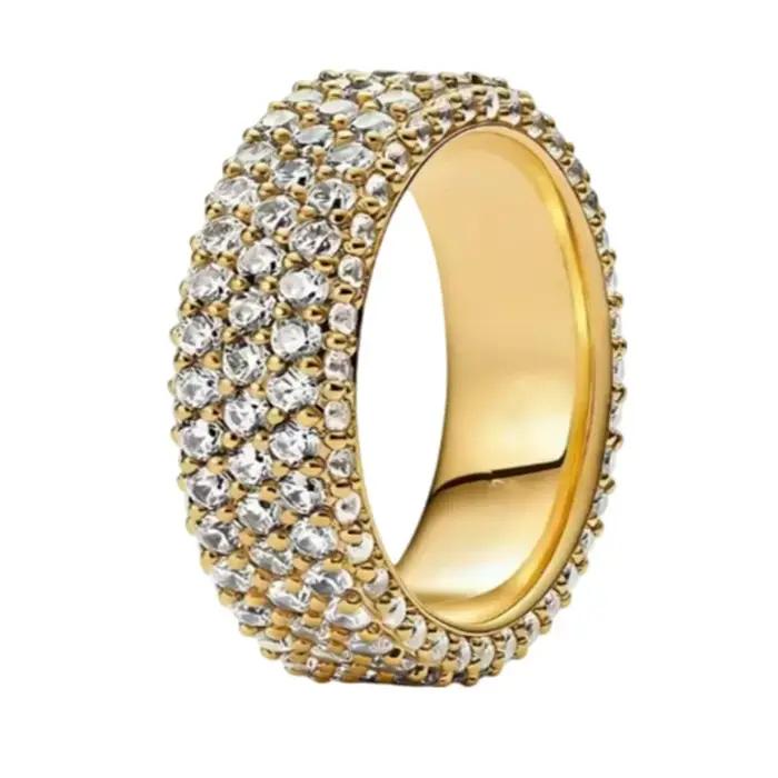 Nouvelle Bague Vague de Mer en Argent S925 avec Diamants