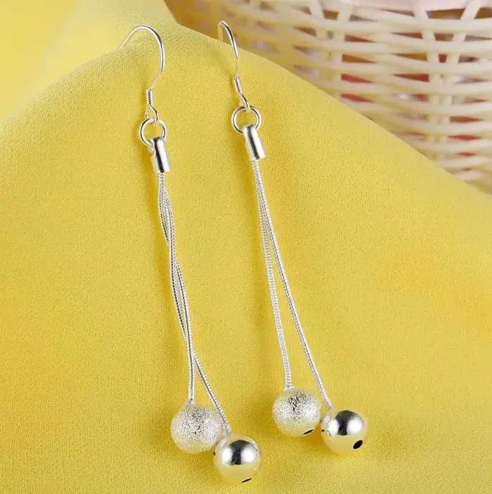 Nouvelles boucles d'oreilles en argent sterling 925