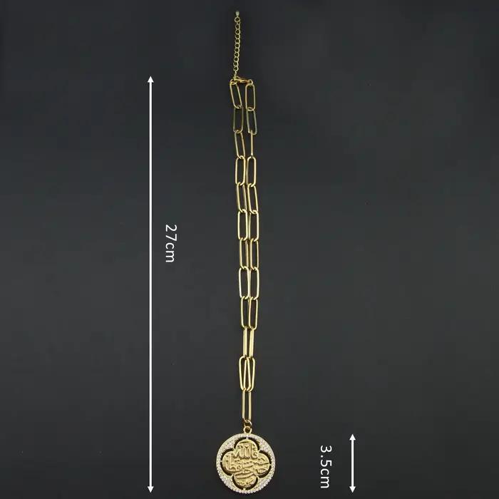 Ensemble de colliers en Zircon plaqué or 18 carats