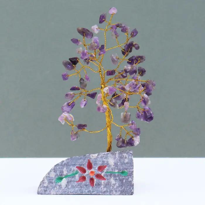 Amethyst Gemstone Tree - 80 Stones