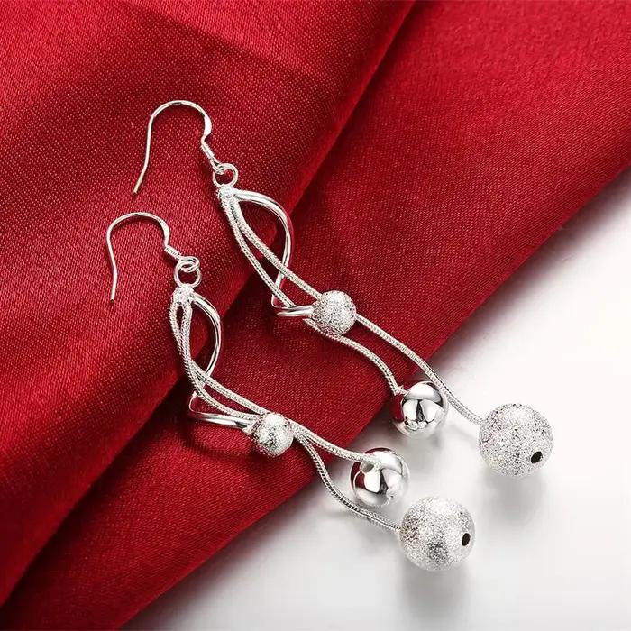 Boucles d'oreilles en argent sterling 925 pour femmes