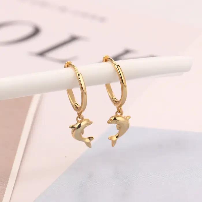 Boucles d'oreilles créoles DolDave Sweet en argent 925 style animalier moderne pour femmes occasions spéciales