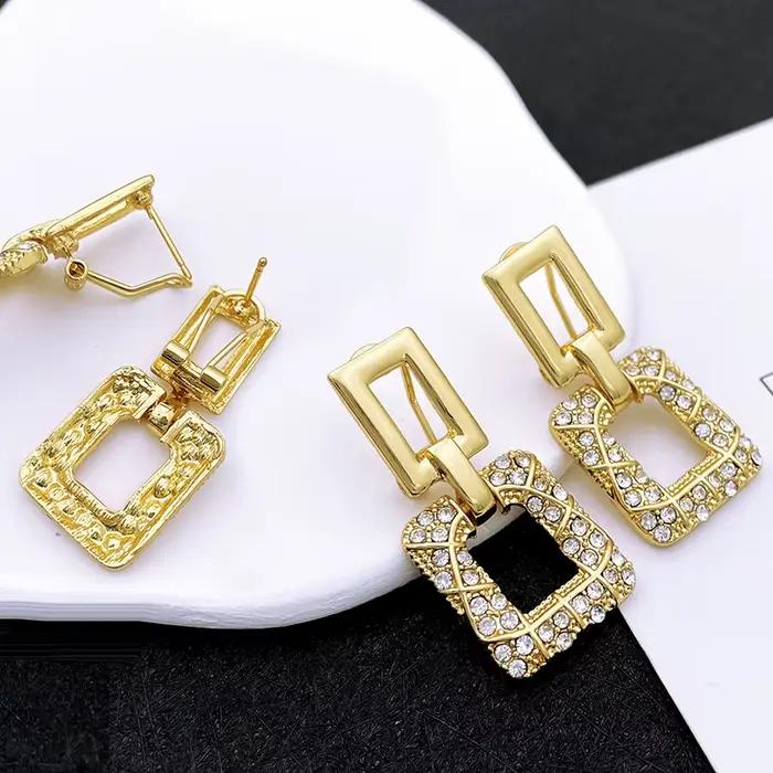 Ensembles de bijoux plaqués or 18 carats pour femmes