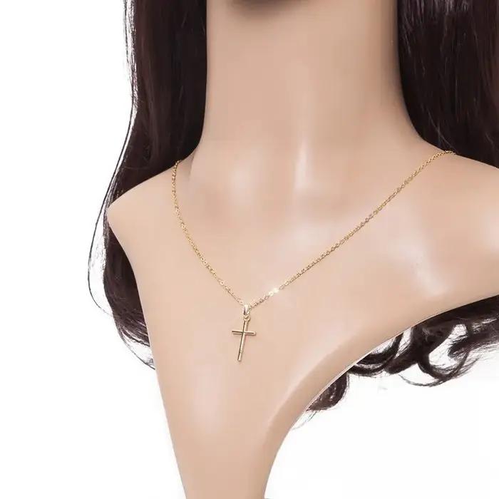 Collier en alliage de zinc avec pendentif pour homme et femme or et argent pour occasions spéciales cadeau anniversaire noël multifonctionnel