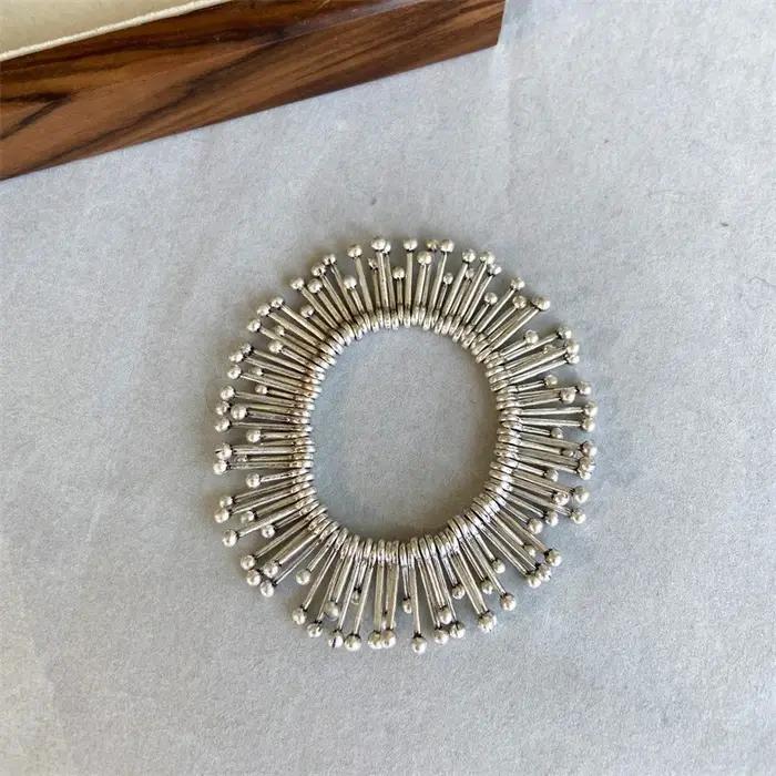 Bracelets à ongles en argent pour femmes, design de luxe, bracelets de couple, bijoux d'amour, cadeaux à la mode, tendances, nouveau, 2024