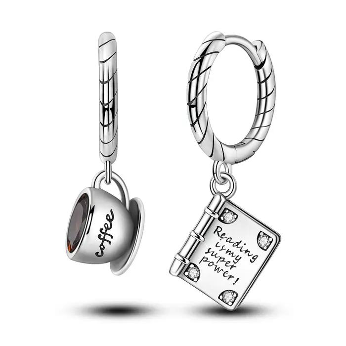 Boucles d'oreilles créoles Huggie en argent sterling 925