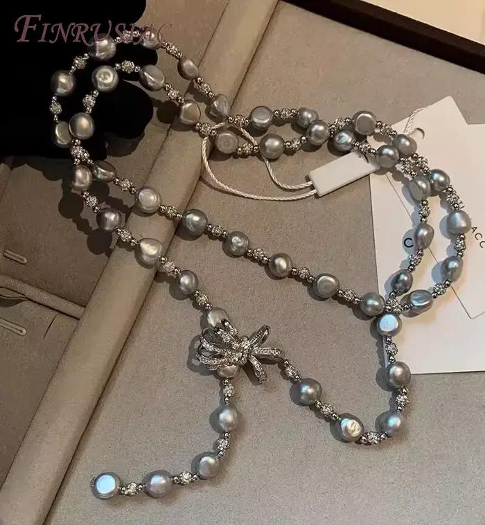 Colliers en perles plaqués or 18 carats fermoirs en laiton zircon bijoux DIY accessoires pour bracelets occasions spéciales femmes