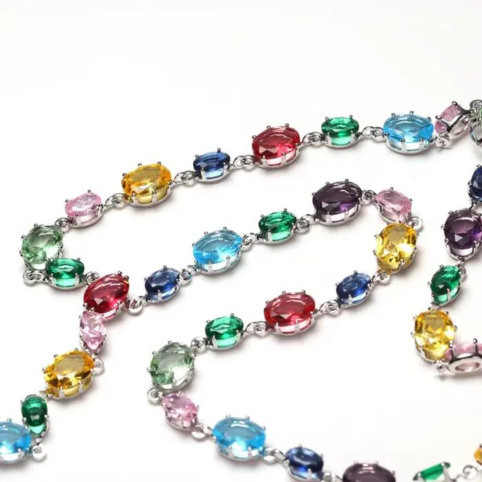 Ensemble de bijoux à la mode avec pendentif squelette, incrustations de zircone, collier et bracelet pour femmes occasions festives