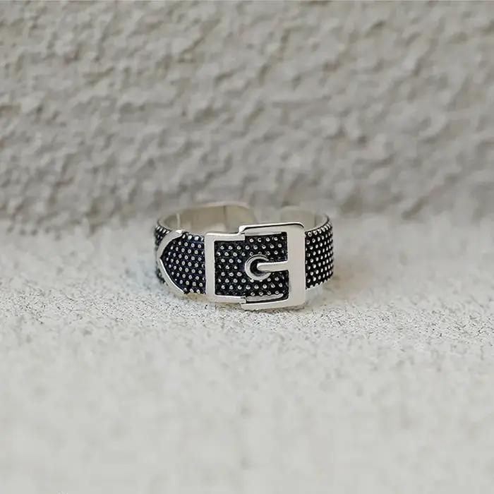 Bague de cocktail en argent sterling 925 pour femmes, design irrégulier, bijou de soirée, mariage, fiançailles, élégance moderne