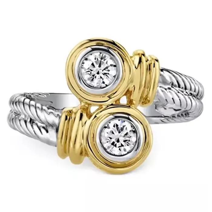 Huretailers-Bague entrelacée avec fermeture éclair pour femme, bague polyvalente, bande de conception, bijoux pour femmes, nouvelle arrivée