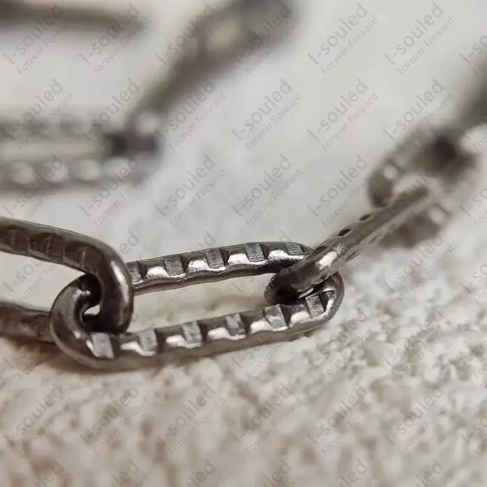 Prolate-Collier en titane massif de type O, JO5.0 mm de large, nouvelle arrivée
