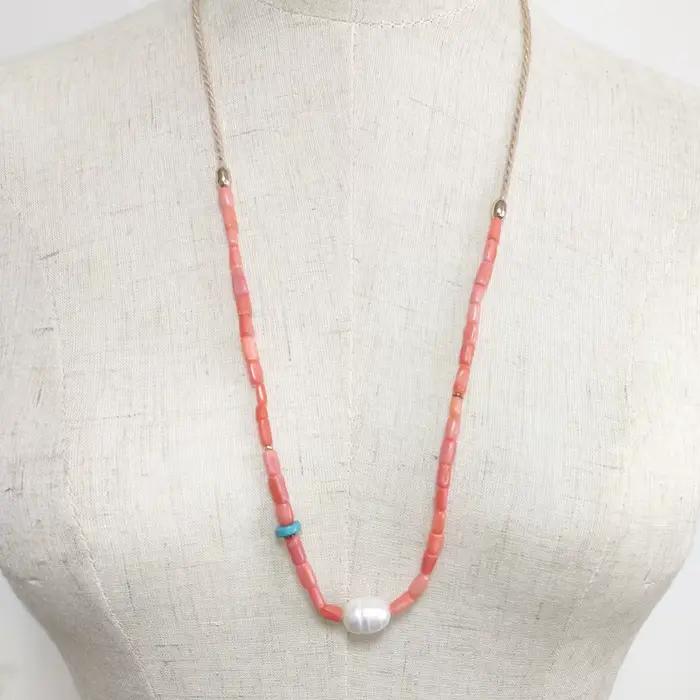Collier de Perles d'Eau Douce pour Femmes, Accessoires de Décoration, Cadeaux de la ixdes Léons, 2020