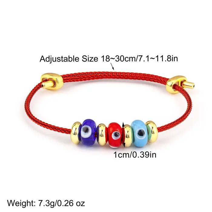 Bracelet Mauvais Œil Turc en Zircone Cubique pour Femmes, Polyvalent et Élégant pour Toutes les Occasions