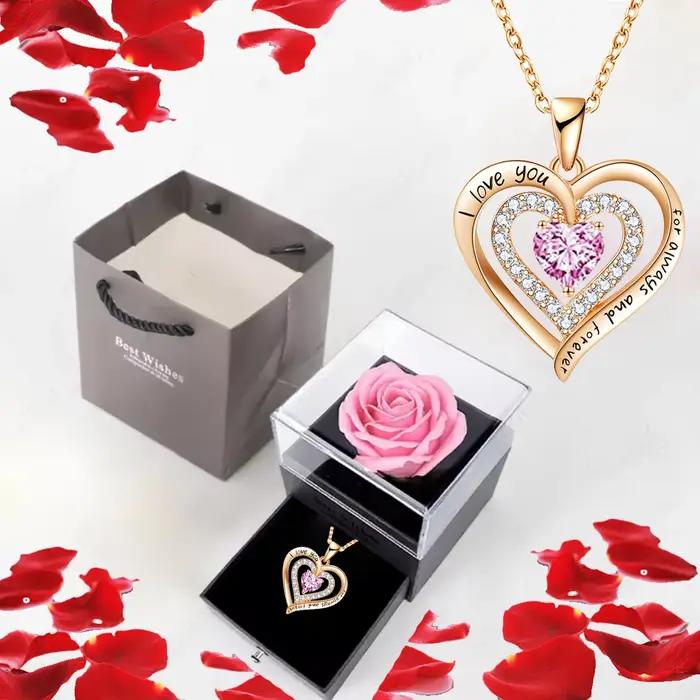 Ensemble cadeau de bijoux de collier pour femme