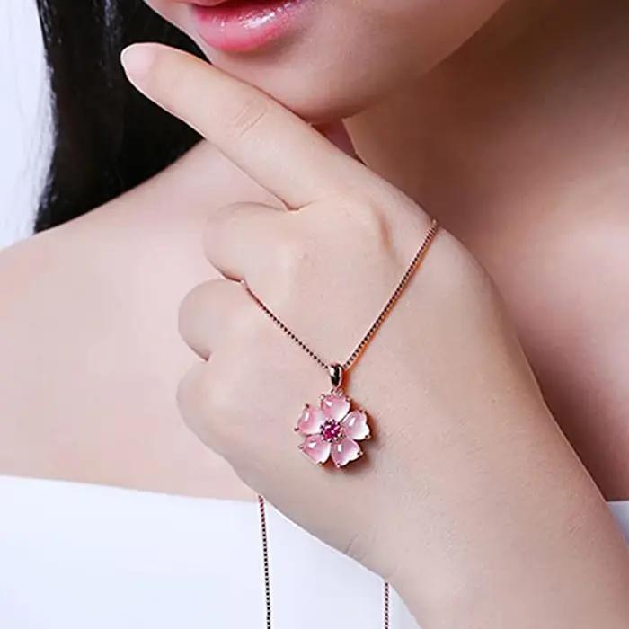 Huitan – collier de fleurs fantaisie pour femmes