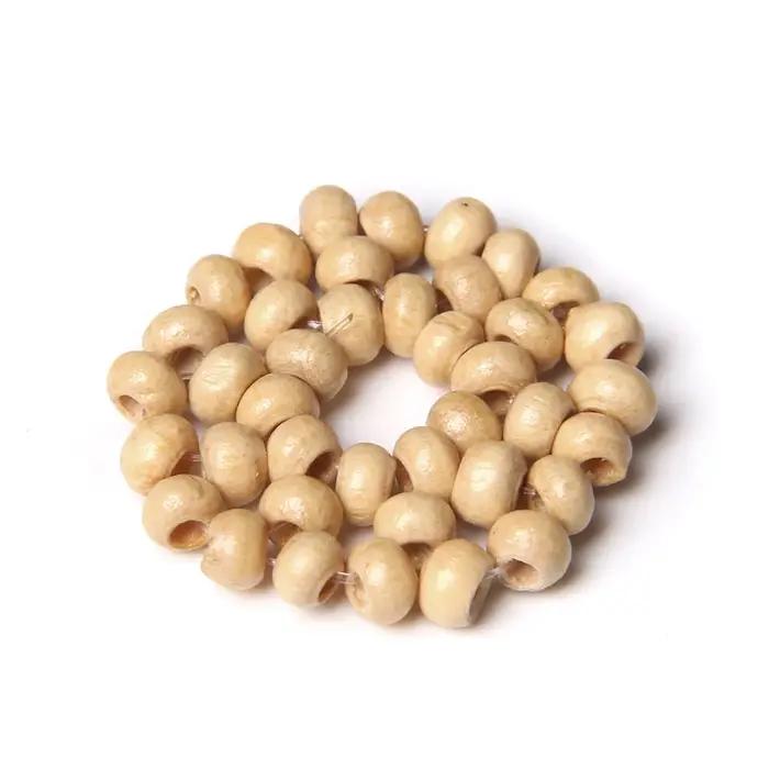 Boucles d'oreilles en bois faites à la main perles naturelles pour femmes occasions spéciales anniversaires mariages cadeaux personnalisés bricolage bijouterie
