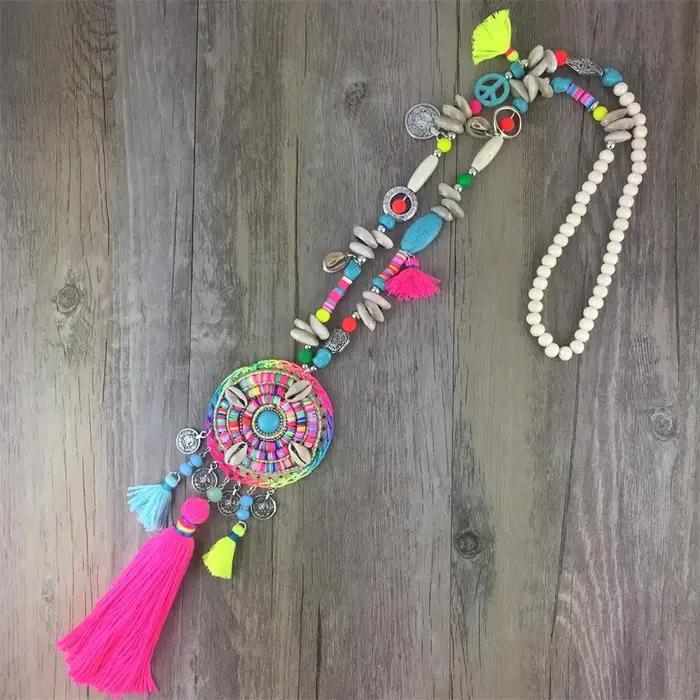 JAASA – collier long fait à la main pour femmes