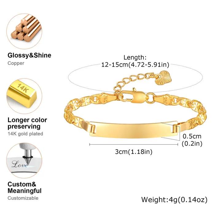 Bracelet de pierre de naissance personnalisé pour femme