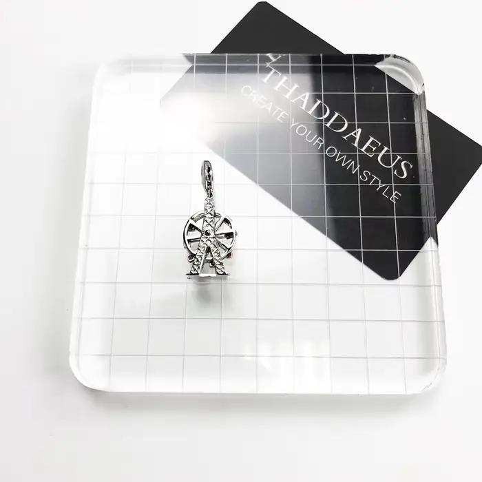Breloque Grande Roue Style Européen Club pour Femmes Occasions Spéciales Bijou en Argent Sterling 925 Occasionnel et Polyvalent