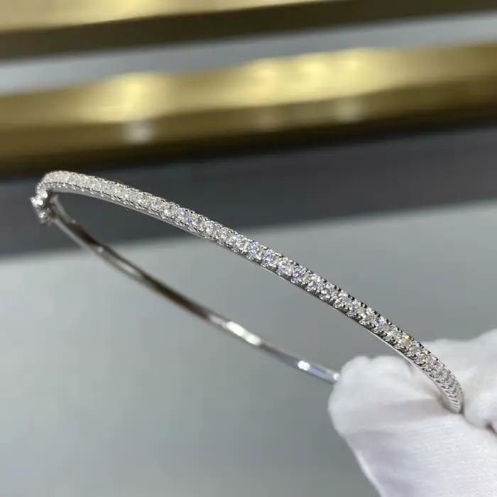 Bracelet de luxe en argent Sterling S925 pour femmes, célèbre qualité supérieure, classique, accenté
