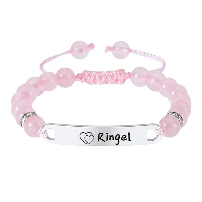 Bracelet de barre de bébé personnalisé Bracelet d'identification de nom personnalisé pour les enfant