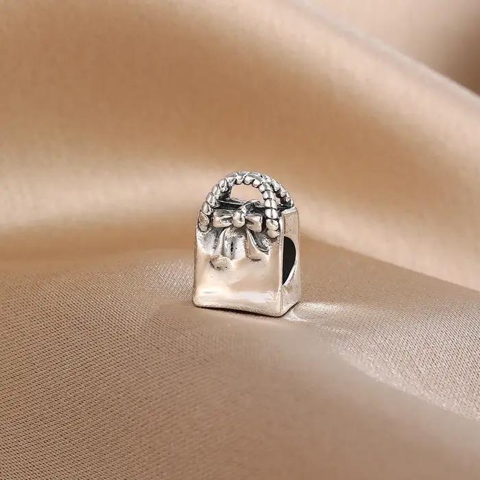 Pendentif polyvalent en argent 925, fleur, souris, conque, chenille, compatible avec les bracelets e