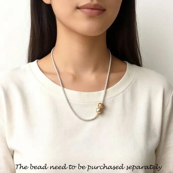 Collier basique Rose Glod