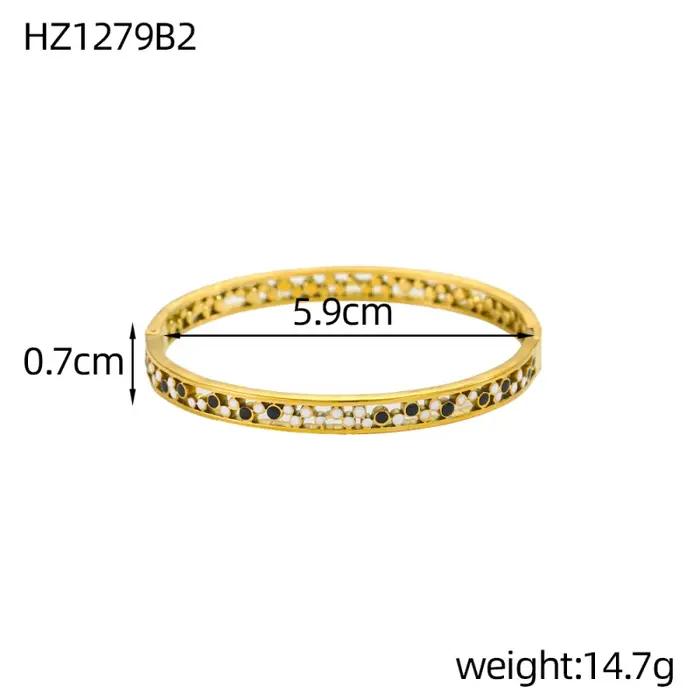 Bracelets de luxe populaires en acier inoxydable