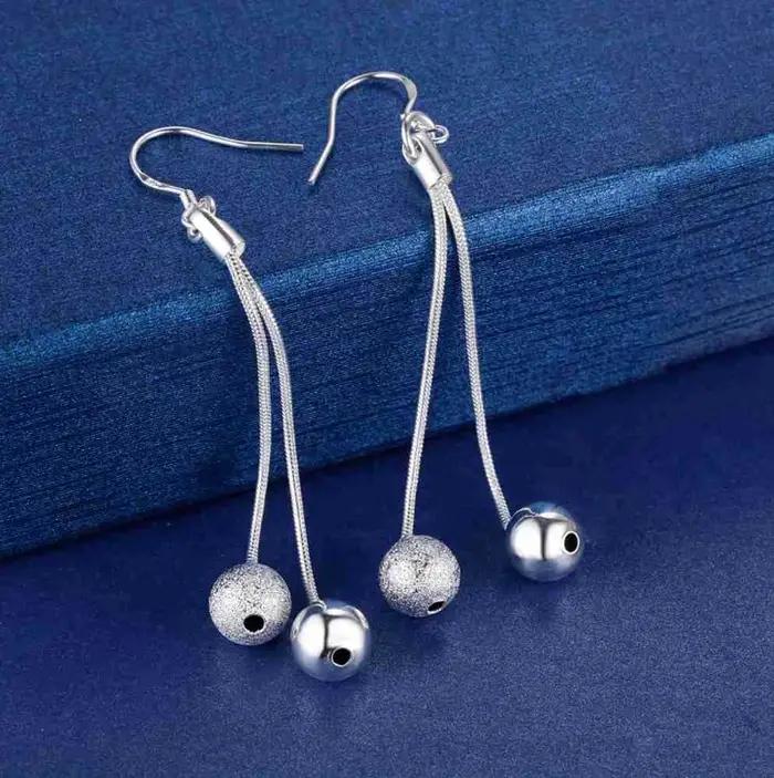 Nouvelles boucles d'oreilles en argent sterling 925
