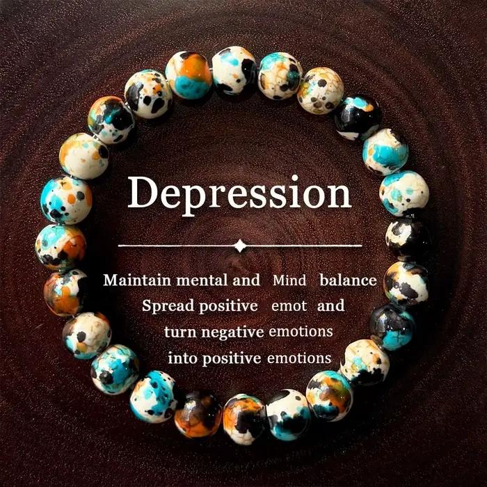 Bracelet de dépression pour garder votre esprit et énergie équilibrée, énergie positive, parfait pou