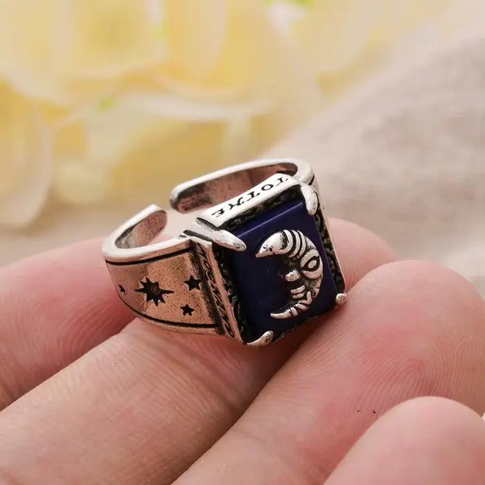 Bague élégante en pierre Lapis Lazuli pour femmes, Design de lune, rétro thaïlandais, argent, bijoux pour femmes, cadeaux, ne se décolore pas, nouvelle collection 2023