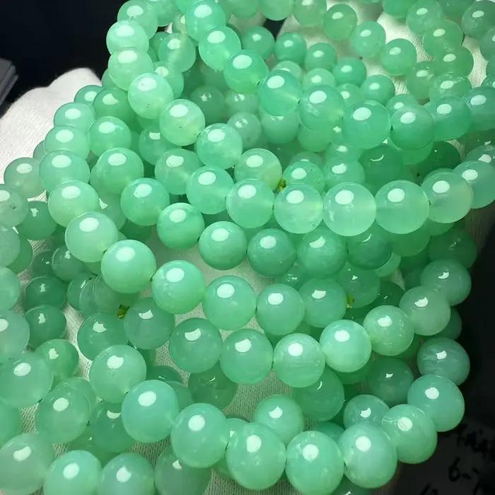Bracelet en Chrysoprase naturelle d'Australie