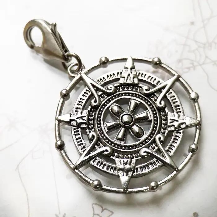 Pendentif en Argent Sterling 925 Style Ethnique Calendrier Maya pour Femmes et Hommes Occasions Spéciales