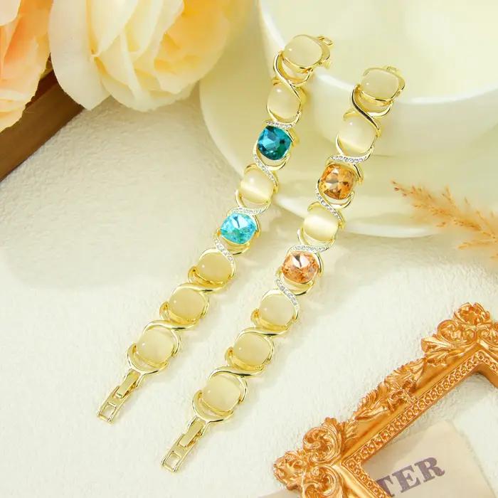 Ensemble de bijoux en cristal de mode de Dubaï