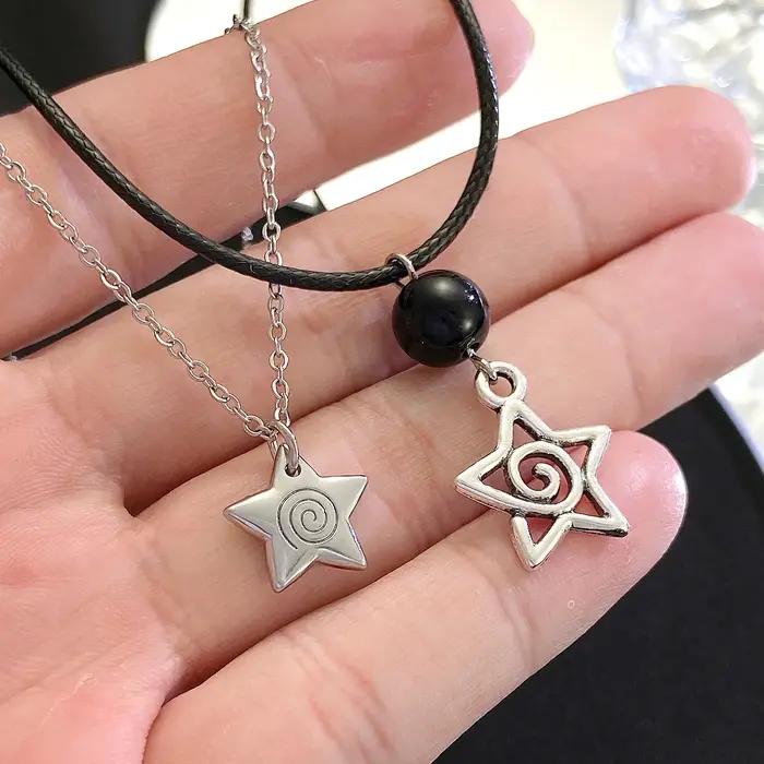 Collier en céramique forme de cœur avec cordon tressé noir ras du cou élégant pour femmes occasions spéciales