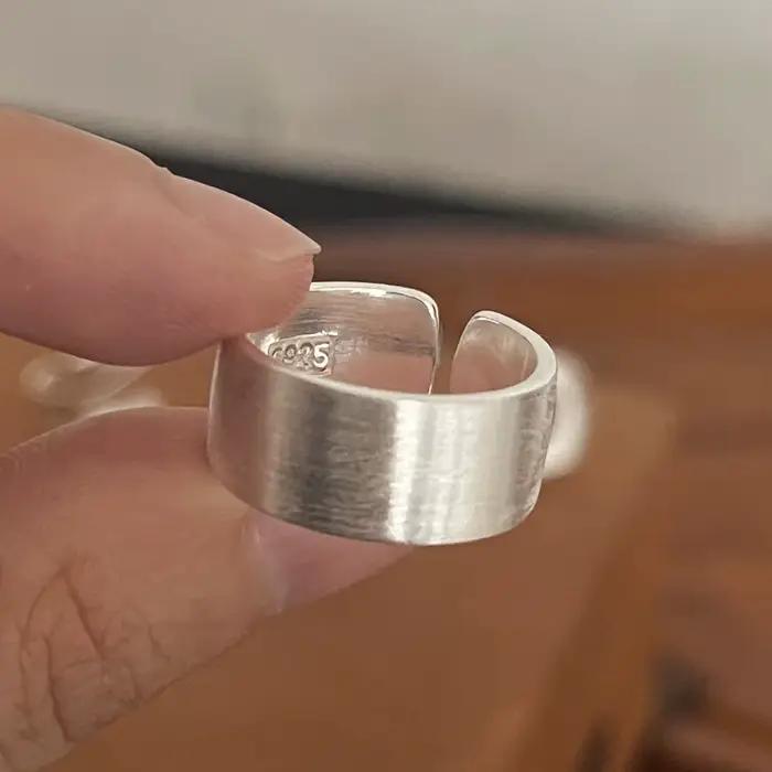 Bagues en argent sterling 925 minimalistes en forme de lune pour femmes, bijoux de fête, cadeaux pour occasions spéciales et soirées festives