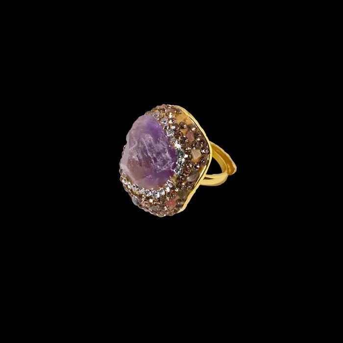 Bague Tourmaline Naturelle Incrustée d'Alanding Yst pour Femme, Bijoux de Banquet Simples, Mode Personnalisée, Élégant, Luxe, GR0412