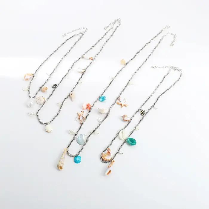 Collier Bohème Fait Main en Coquillages et Perles