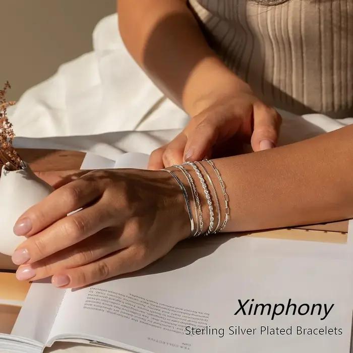 Coffret cadeau Bracelets en argent pour femmes
