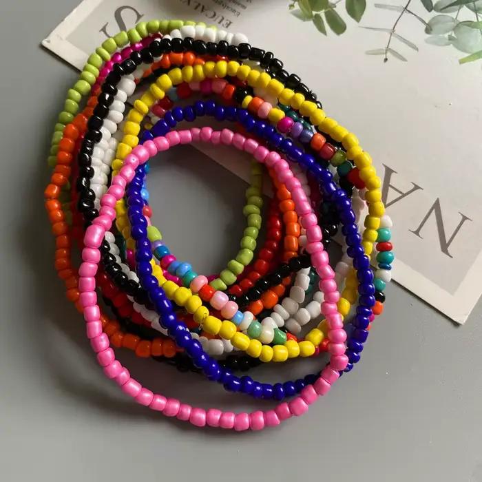 Bracelet de oral ille Blanc et Jaune de Style Bohème