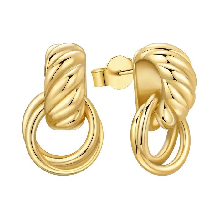 Boucles d'oreilles en argent sterling élégantes pour femmes pour les occasions spéciales et le quotidien