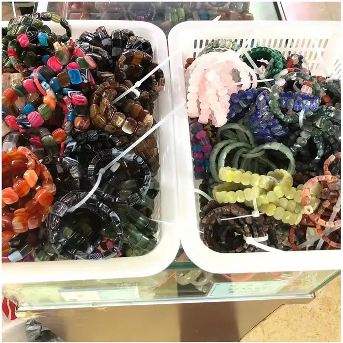 Bracelets en pierre naturelle à facettes clignotantes, pierre de guérison Reiki, design décontracté pour femmes, cadeaux pour toutes occasions