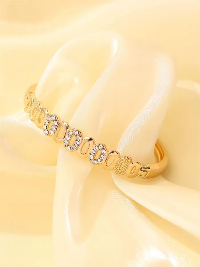 Bracelet marocain pour femmes, bijoux de mariée du moyen-orient incrustés de strass, cadeau de festi