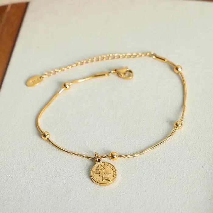 ChimJOBracelet en or pour femme, bijoux fantaisie, cadeau