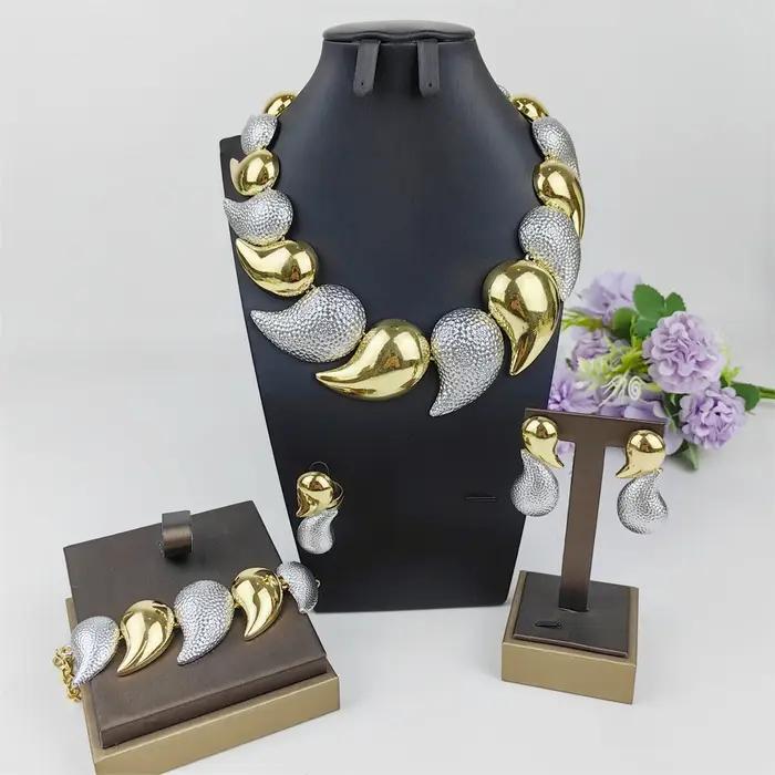 TITI ensemble de bijoux de luxe pour femmes de haute qualité plaqué or 18 carats